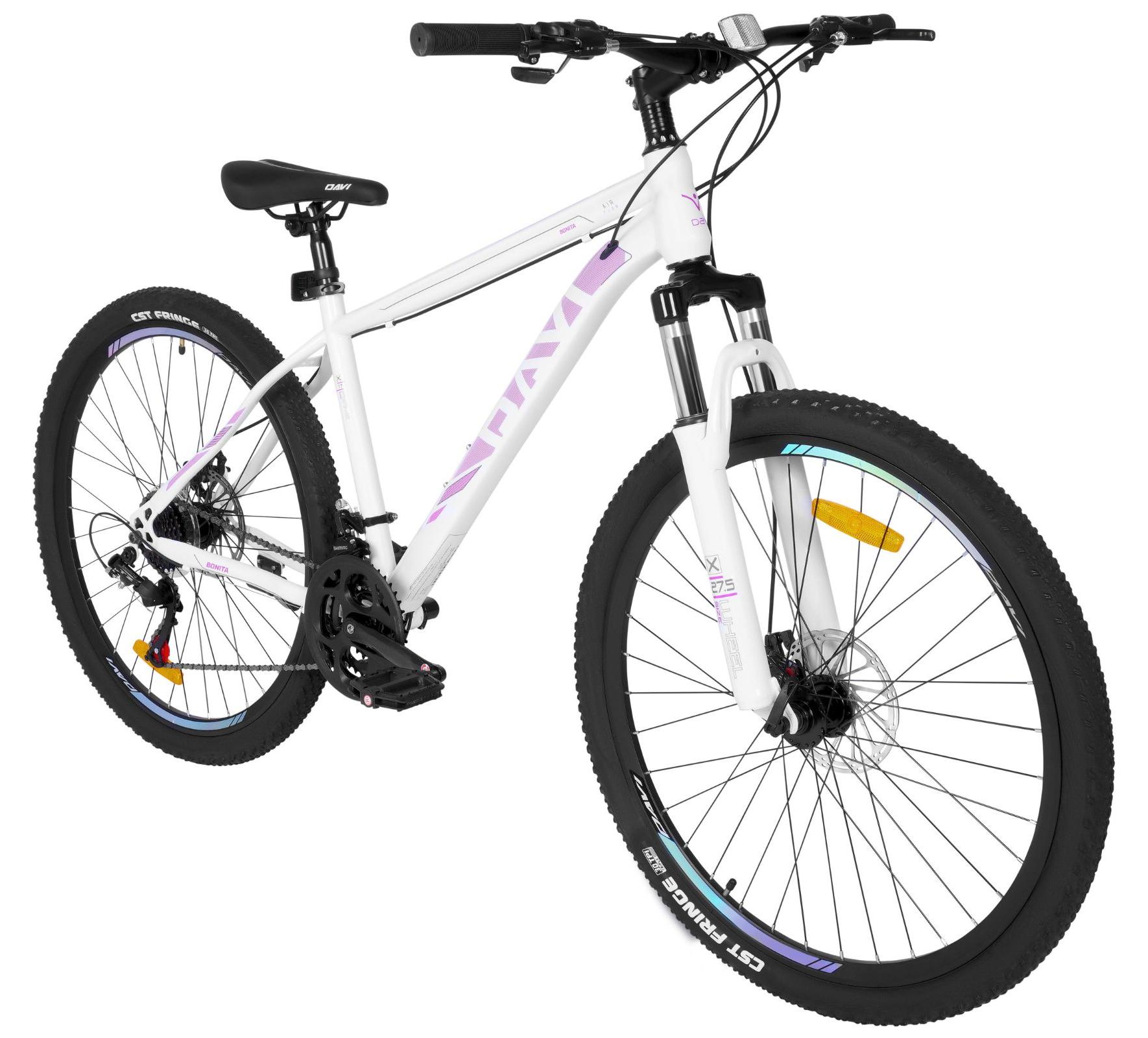 DaviBikes MTB Davi Bonita, 27.5", 160–185 cm, 21-Gang, Weiß/Rosa UA_D-S-27-051-Bonita