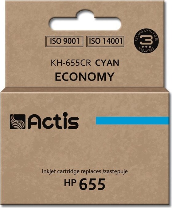 Actis, Náhradný Deliaci Tóner pre Tlačiareň HP KH-655CR, Modrá. Kompatibilný s modelom 655 CZ110AE. Kvalitná tlač s vymeniteľným atramentom. Takto šetríte peniaze.