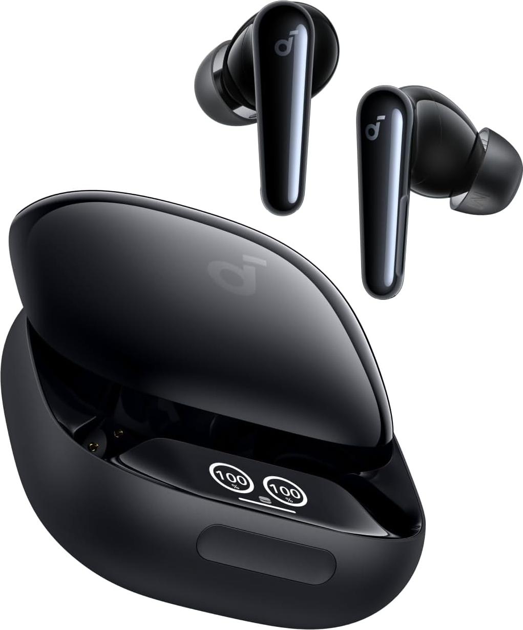 Soundcore Liberty 4 Pro, Kabellose Noise Cancelling Kopfhörer, Earbuds mit 7 Sensoren, 2× schneller Laden, Hi-Fi-Musik Studio-Niveau, klare Anrufe,6 Mikros + KI
