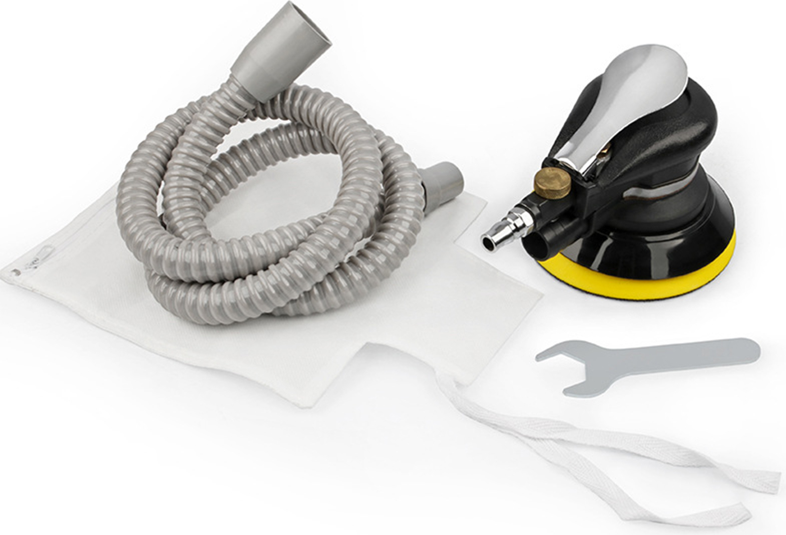 Aibecy 6'' Air Exzenterschleifer Hochleistungs-Pneumatik-Handschleifer Polieren Schleifen Schleifen f¹r Auto-Metall-Holz-Wachs-Metallarbeiten