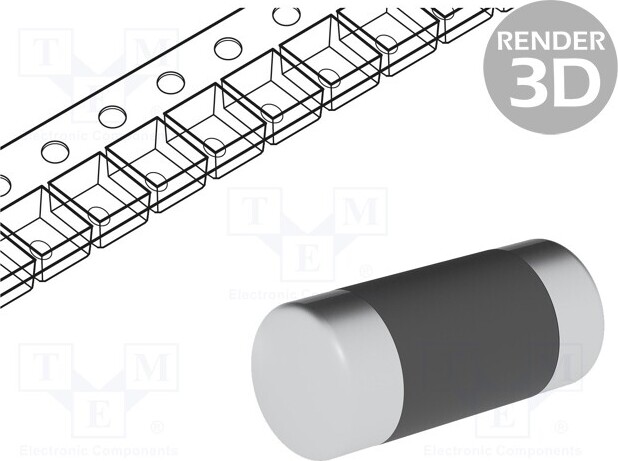 TNE 10x Widerst: metal film 7,5 SMD 0,4W ±1% CSRV0204FTDG0075 Widerstände SMD Mini-M _1GH_CSRV0204FTDG0075