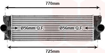 VAN WEZEL 30004582 Intercooler