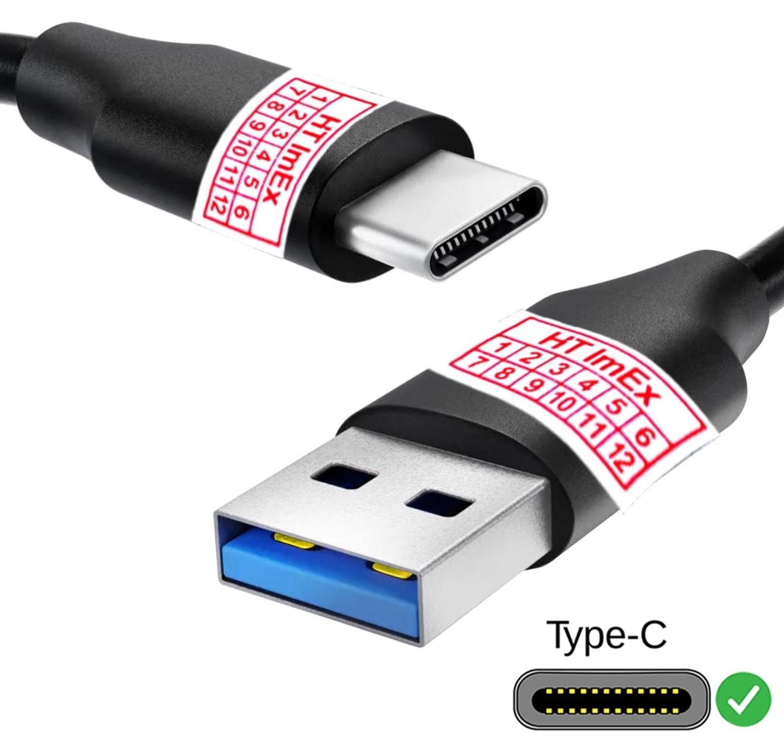 HT ImEx USB 3.2 (10Gbps) auf USB-C Datenkabel Ladekabel kompatibel mit Xiaomi Redmi K Pad, JBL Tune 225TWS JBL LIVE 300TWS JBL Free II