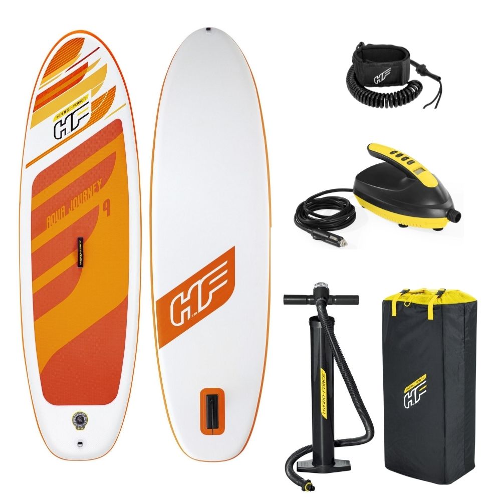 Bestway Sup Board - Hydro Force - Súprava Aqua Journey a elektrická vzduchová pumpa SUP 12V