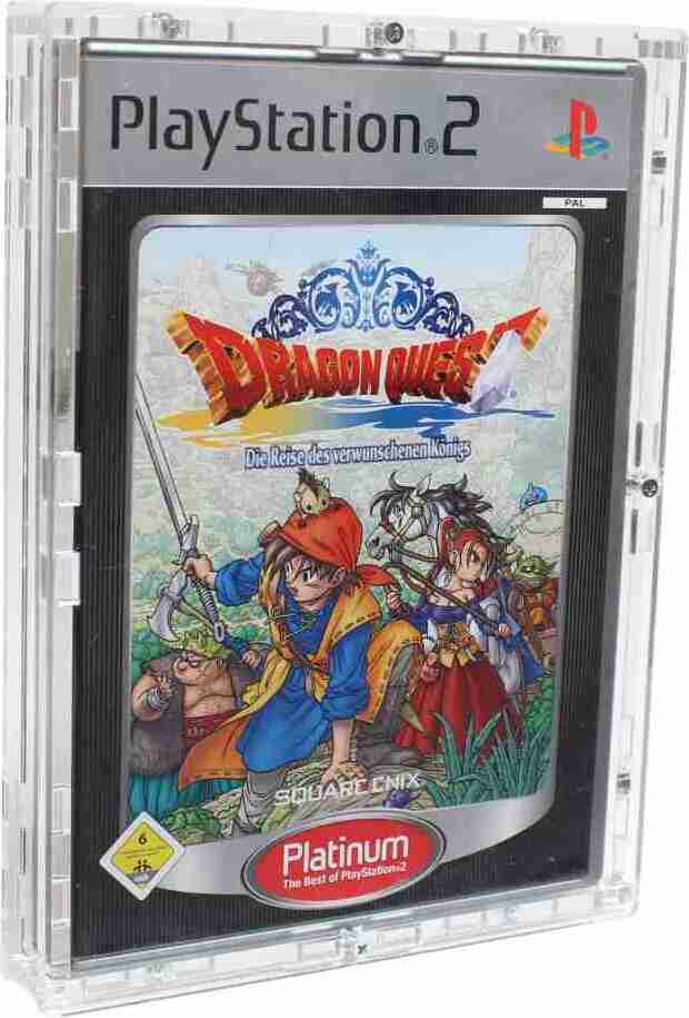 HB Präsentationssysteme oHG Verschraubtes Acrylcase aus Acrylglas für ein Playstation 2 / PS2 Spiel in/ Schutzbox / Protector / Schutzhülle / UV-Schutz / Transparent / Games - Zeigis® 101051-002