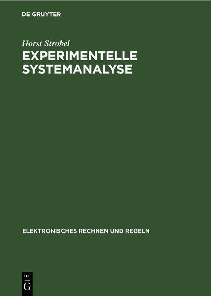 De Gruyter Experimentelle Systemanalyse