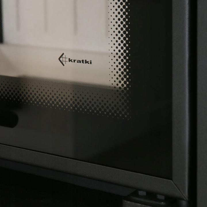 Oceľový krb KRATKI MBO 15 kW Ø 200 Zdvíhacie samozatváracie dvierka