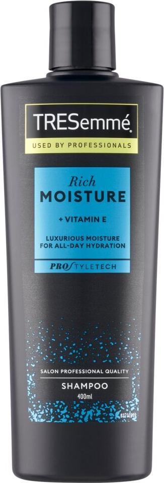 Tresemme | Feuchtigkeitsshampoo Rich Moisture - 400 Ml - Mit Vitamin E - Für Trockenes Haar - Salonqualität