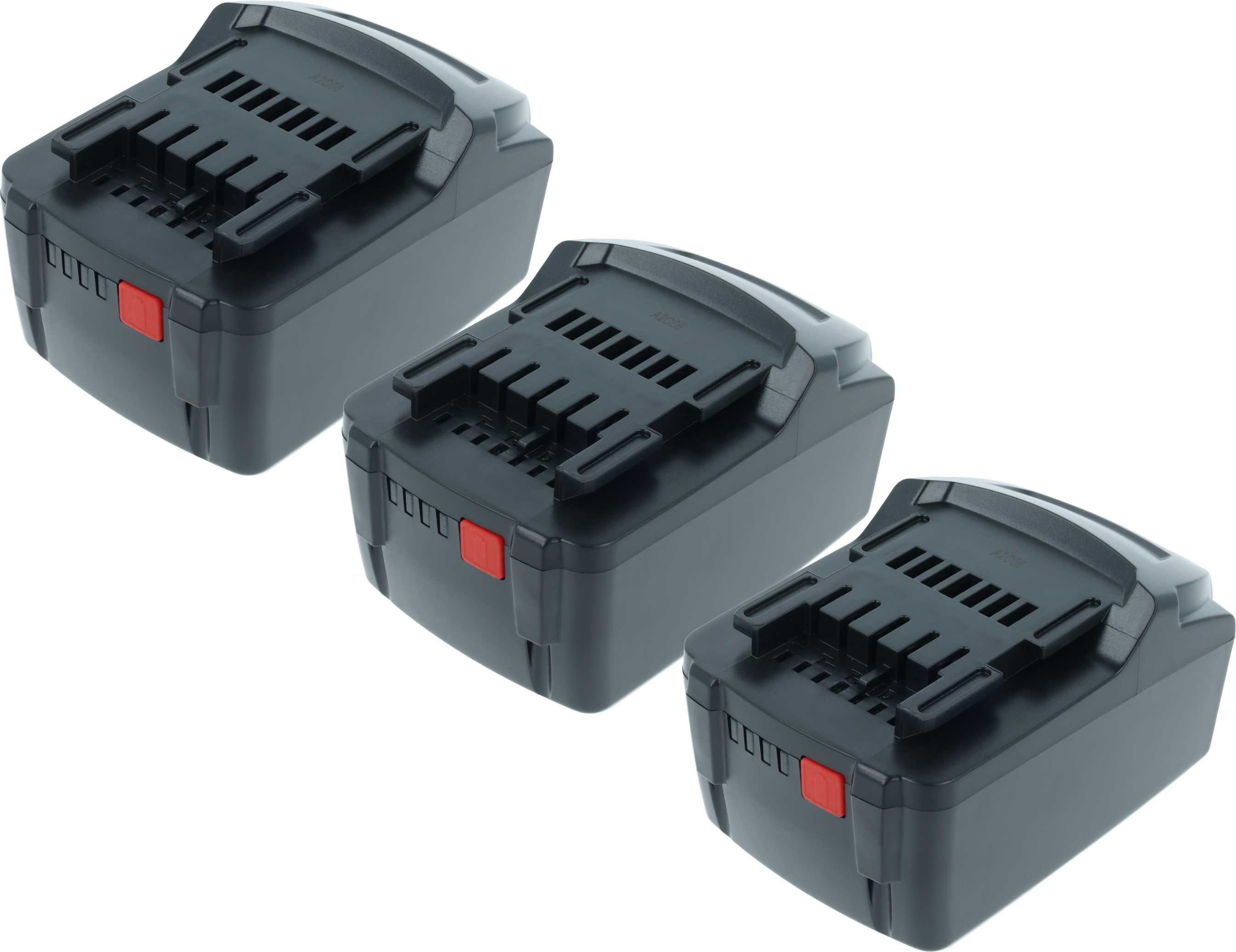 vhbw EXTENSILO 3x Akku kompatibel mit Edding Portable 12, LO-G-PO-12, Portable 25, Portable 50 Werkzeug (5000 mAh, Li-Ion, 18 V) 176726471-11