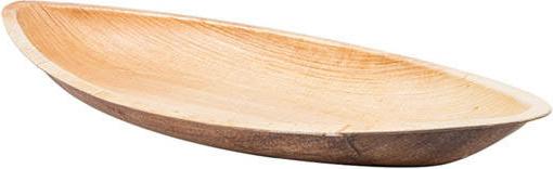 Hilcar Palmblattschale Kajak 30 x 13 x 2,5 cm 25 Stück.