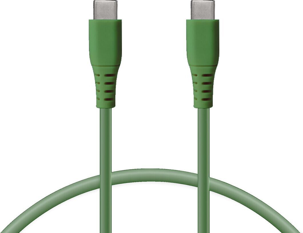 Ksix BXCABCC08S, 1 m, USB C, USB C, Grün