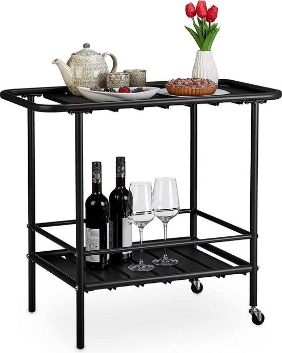 OEM Servierwagen mit Rädern, Küchenbrett, für Esszimmer, Wohnzimmer, Heimarbeit 2026