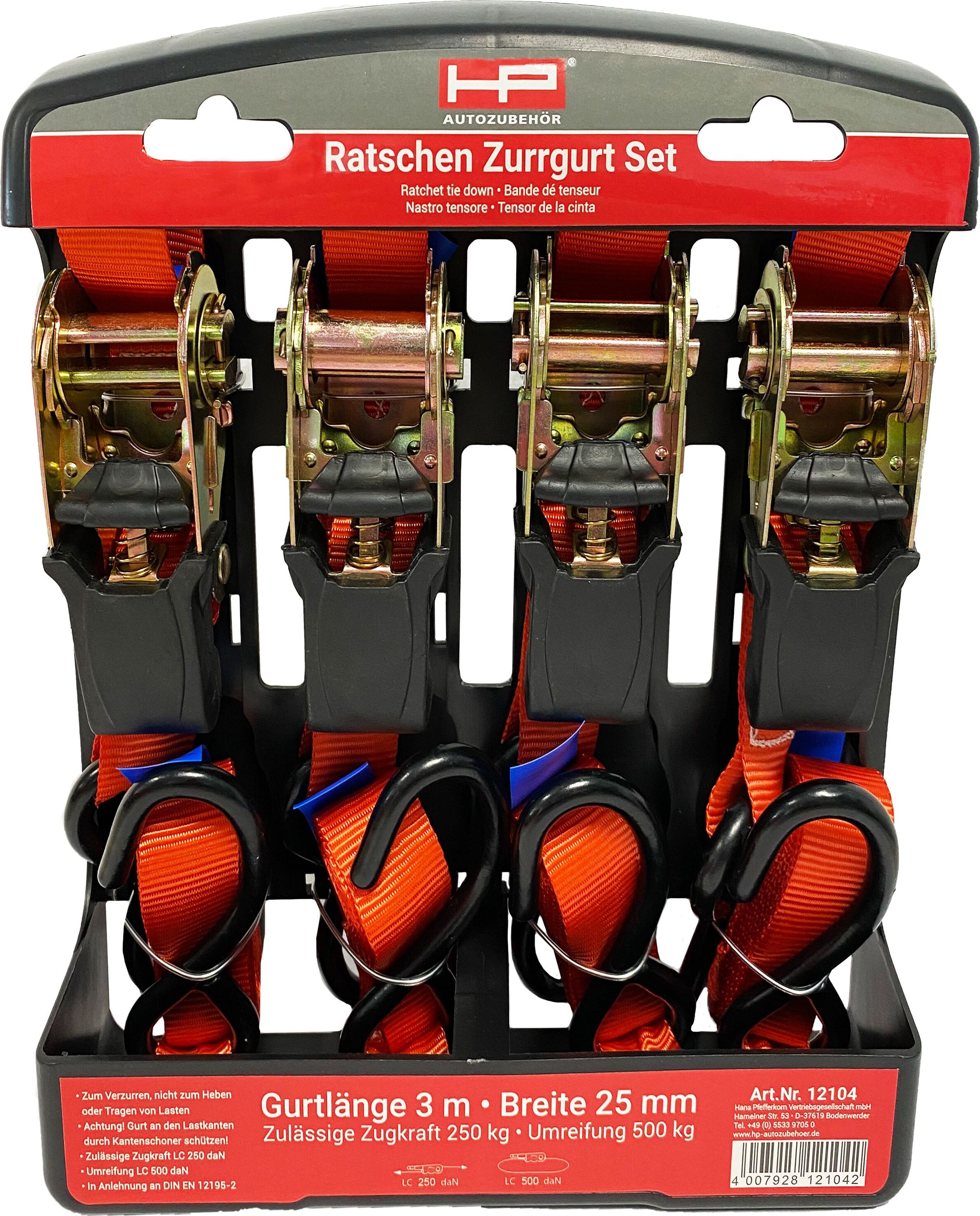 Hp Autozubehör HPAUTO Spannband 12104 25 5cm 19 7cm 7cm