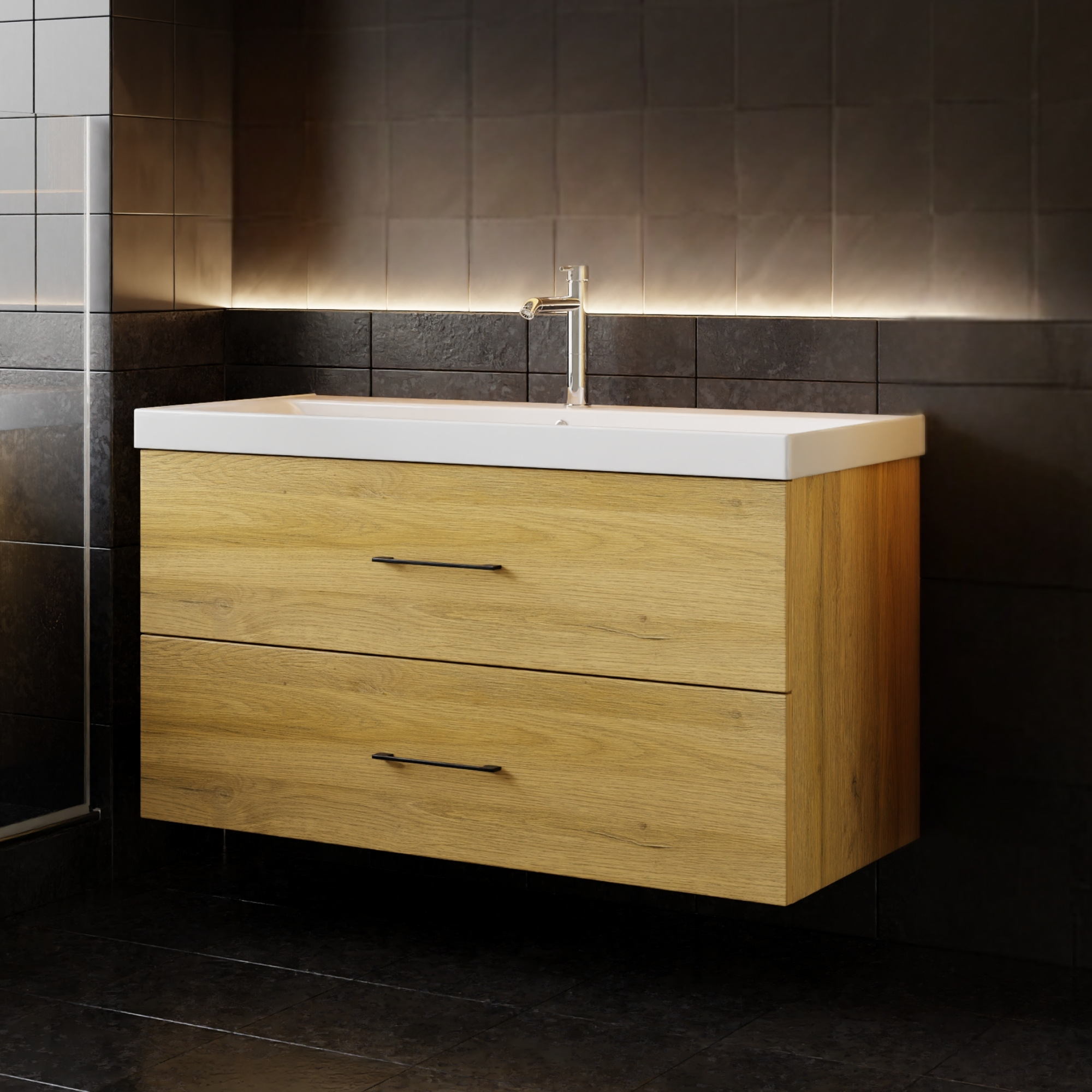 Stilvolle Ikea Spã¼le Mit Unterschrank 100 Cm Bild