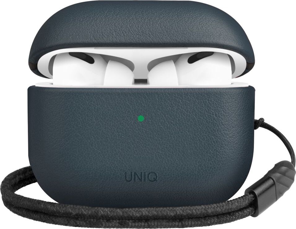 Uniq Terra Echtlederhlle fr Airpods 3 - Blau 88672-uniw