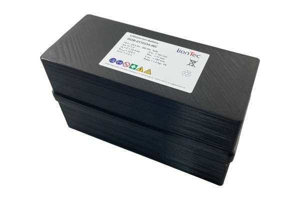 LionTec Golfbatterie 12 V (11,1 V) - 23,4 Ah für Caddy1 Golf Caddy Akku CaddyOne