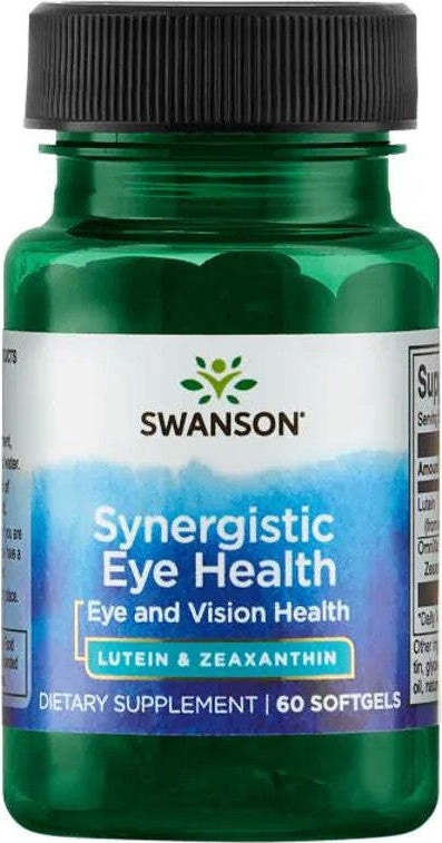 Sonstige Synergistische Augengesundheit - Lutein und Zeaxanthin 60 Weichkapsel Swanson Health Products