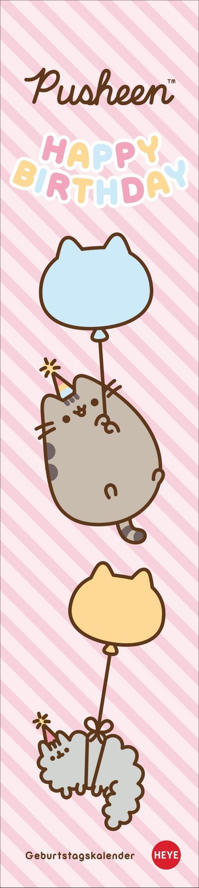 Pusheen narodeninový kalendár s dlhým plánovačom
