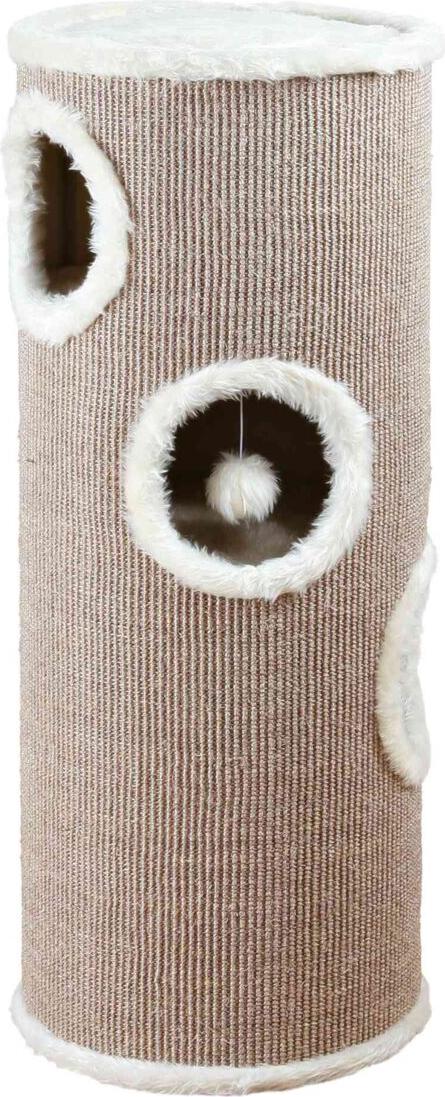 TRIXIE Kratztonne Edoardo - taupe/creme - 100 cm 4338