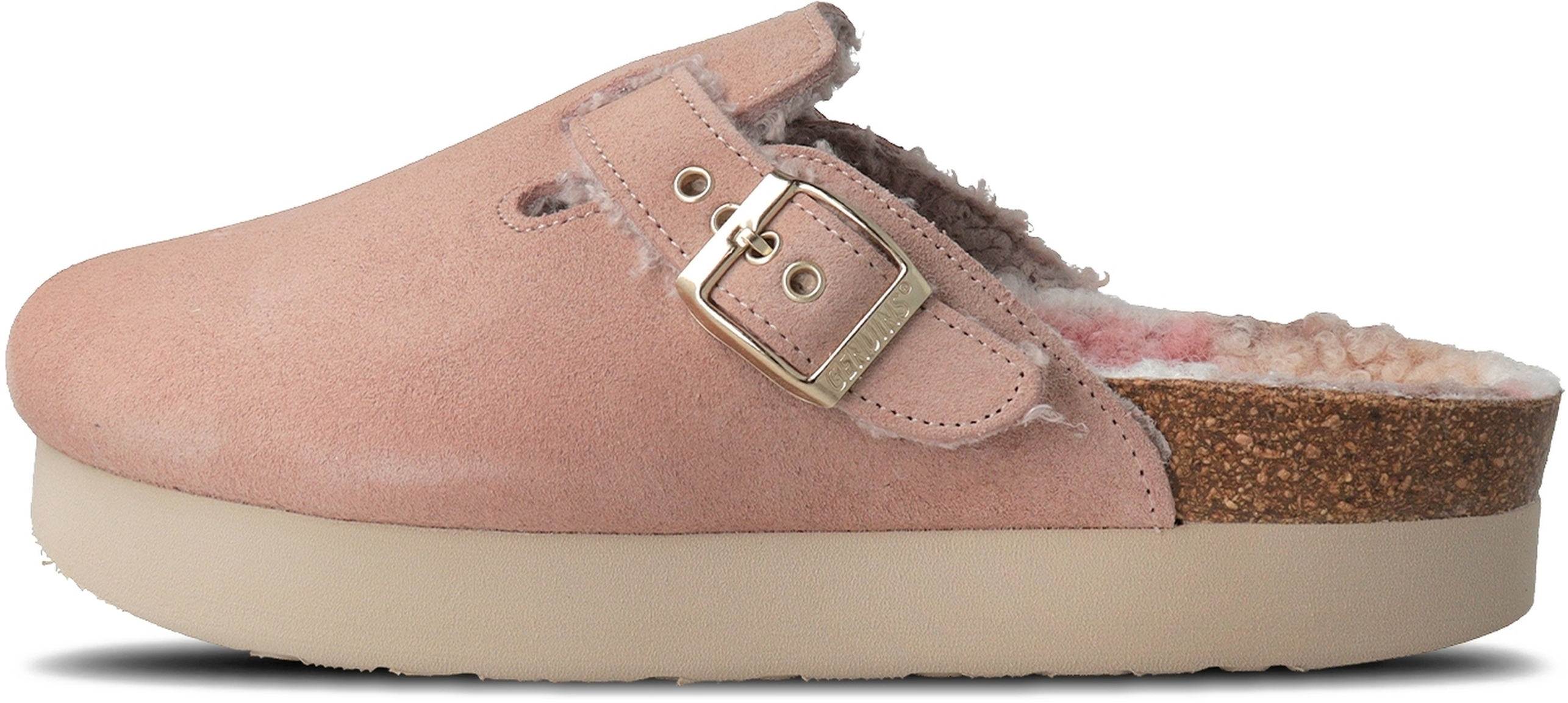 Genuins Riva Velour Rosa Veloursleder Größe: 41 Schmal G104017