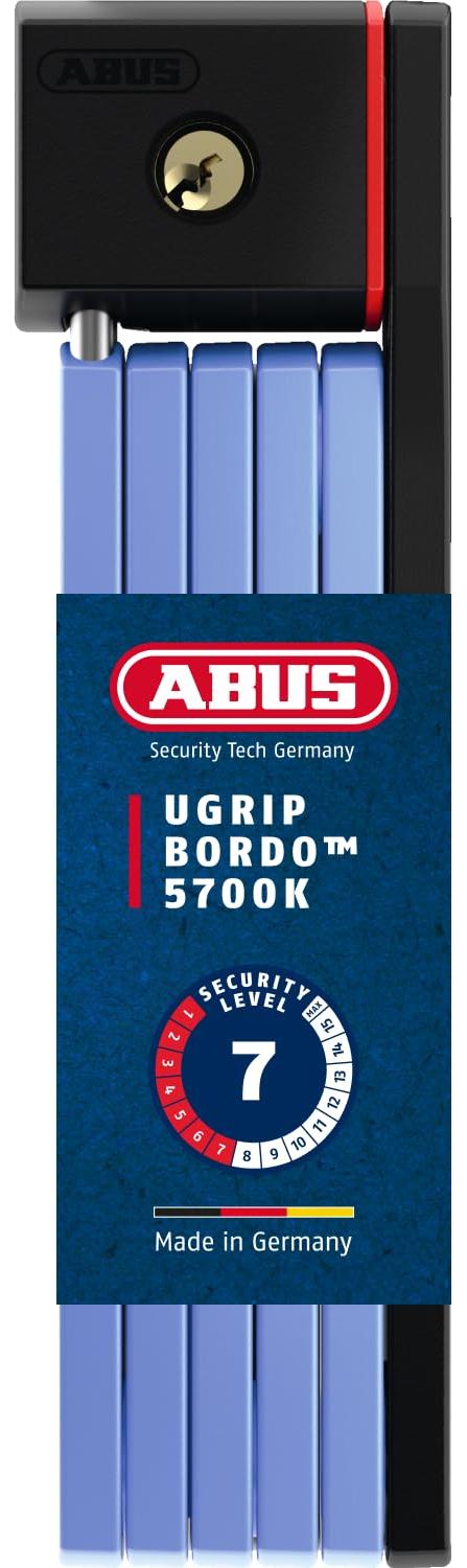 ABUS Unisex, Faltschloss, Blau, 80 cm