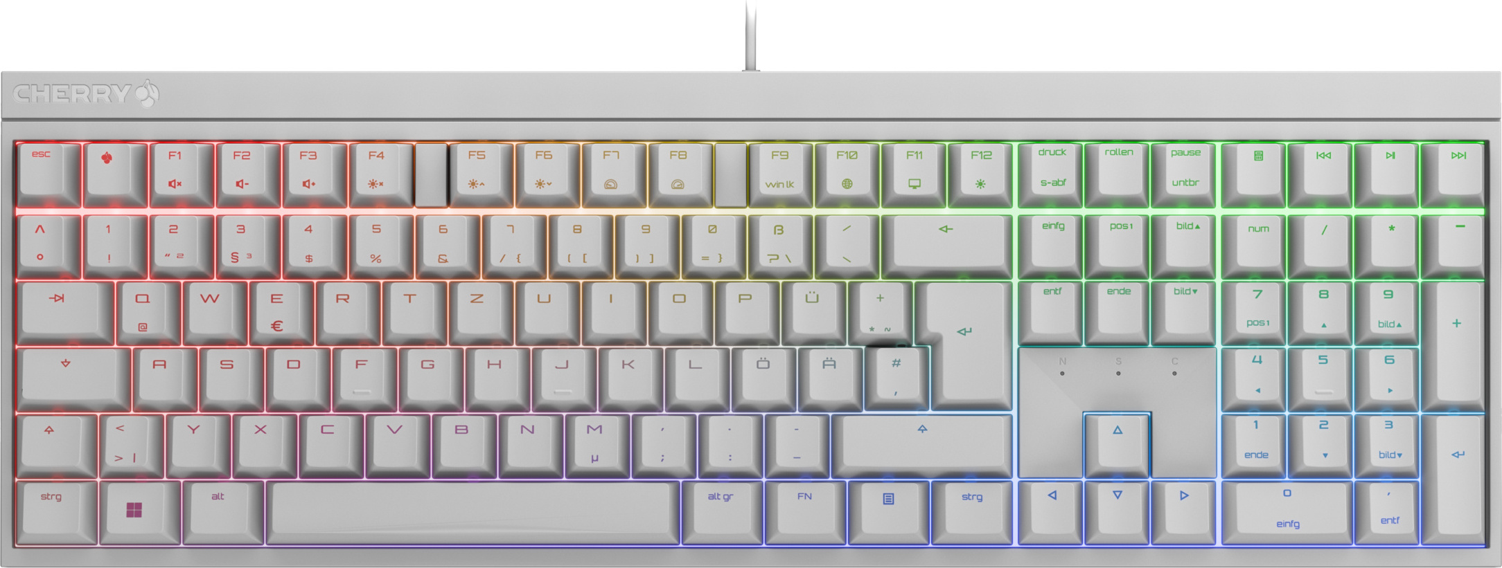 Cherry Mx 2.0S Rgb White G80-3821LXADE-0