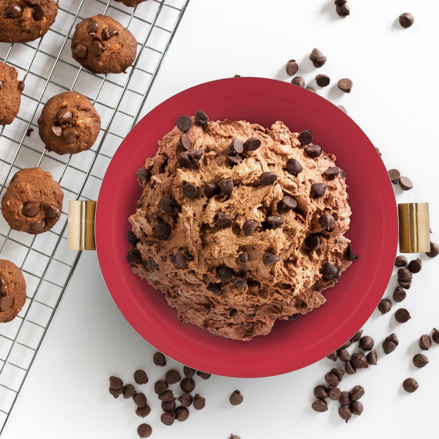 Northix Servierschüssel aus Edelstahl, Gold