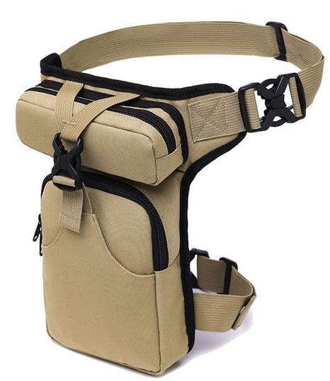 OEM Taktische Wandertasche mit Canvas, heftiger Tragegurt, passt für Männer und Frauen, Khaki 2026