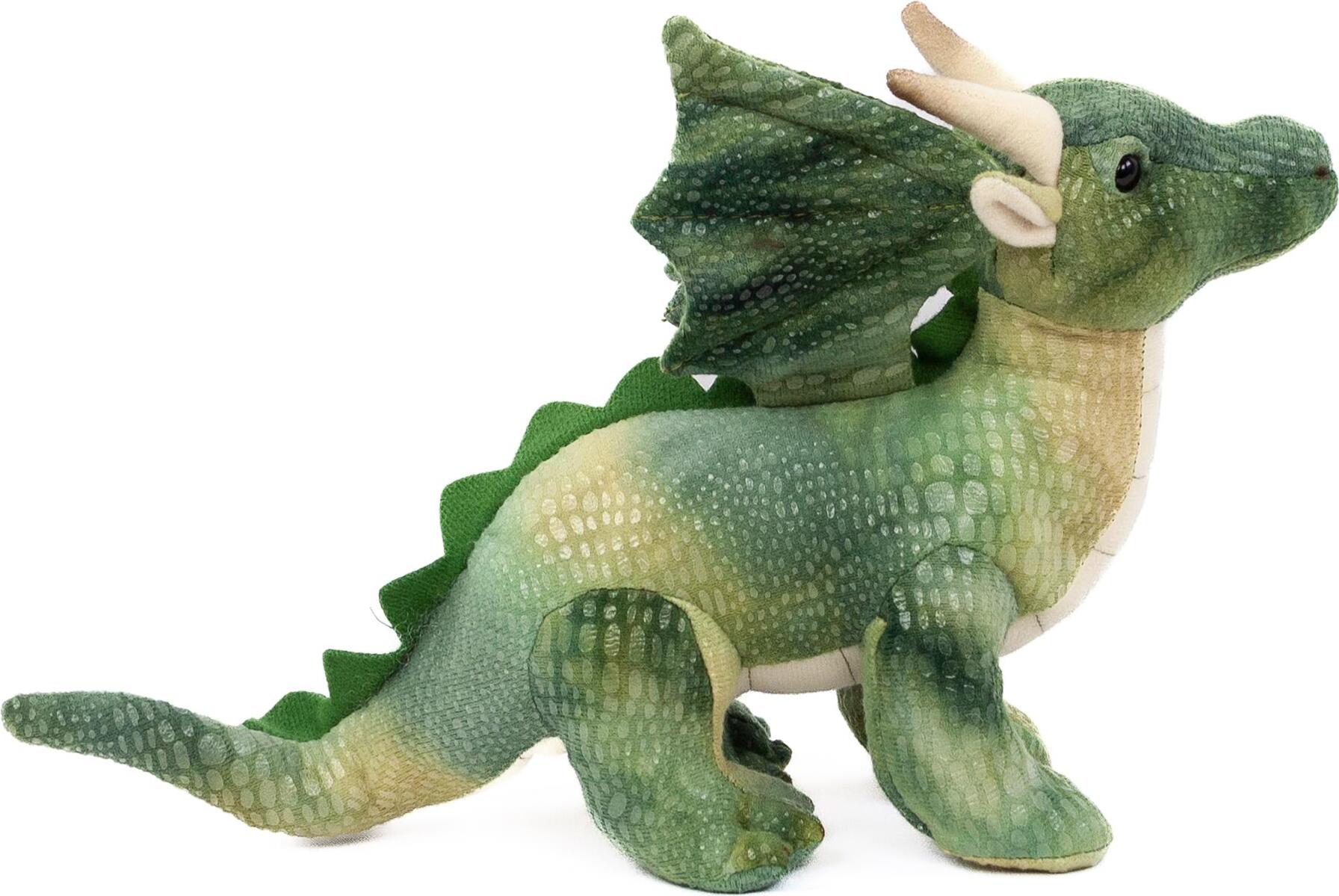 Teddys Rothenburg Drache 20 cm grün Kuscheltier Plüschdrache GD020122