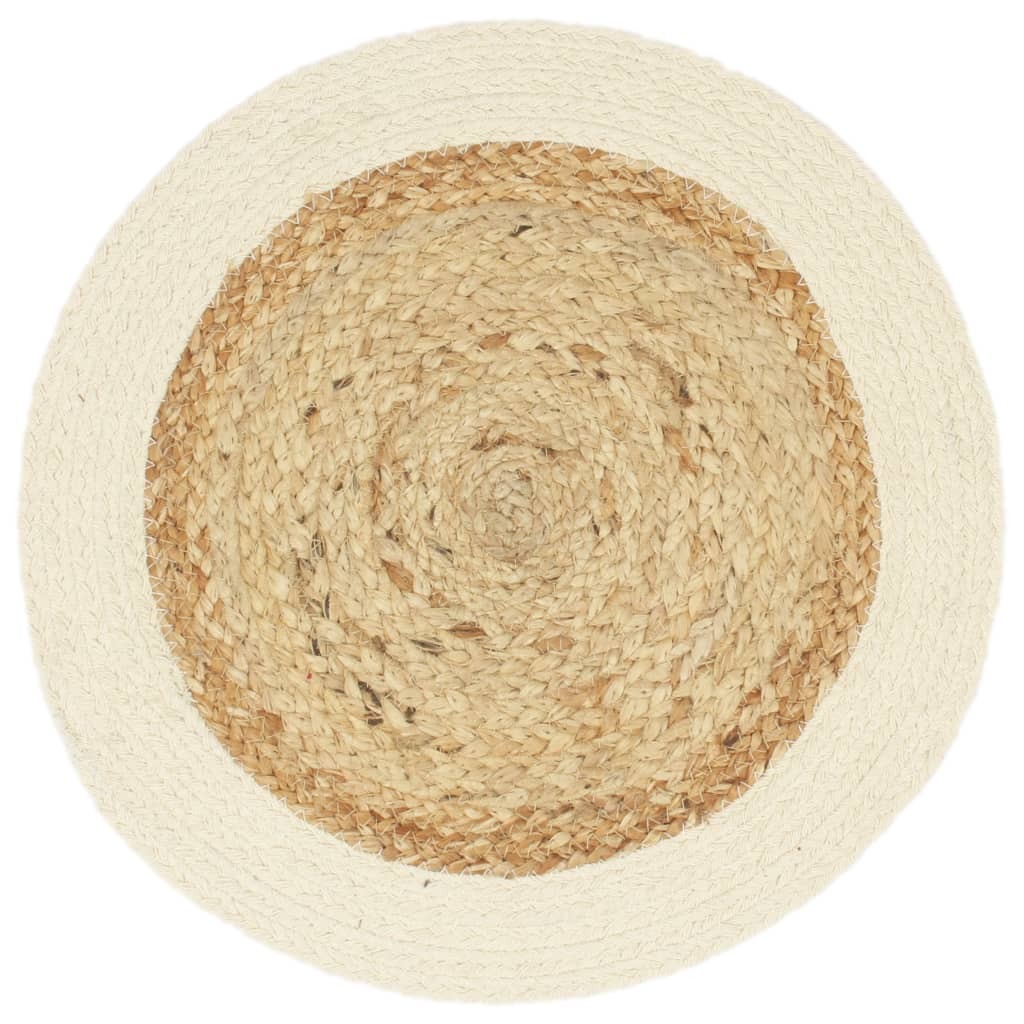 VidaXL Podk adki 6 Szt Naturalne Okr g e 38 Cm Juta I VidaXL Podk adki 6 Szt Naturalne Okr g e 38 Cm Juta I
