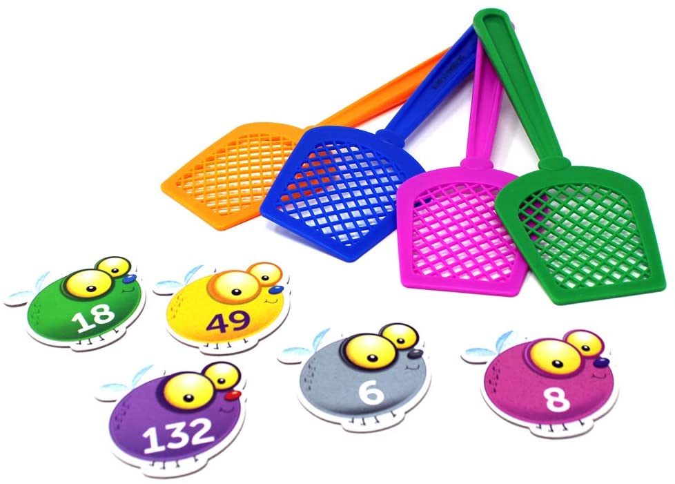 Learning Resources Times Table Swat, multiplikationstabell, fliegenklatsche Spiel, Math swatters, grundschule, mathespiele, lernspiele ab 6 Jahre LSP3053-UK