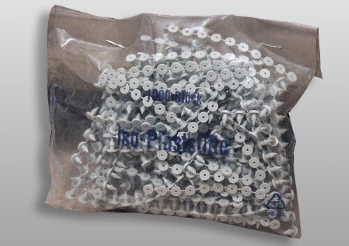 Rivets PVC Alujet (sachet de 1000 rivets) pour l'isolation