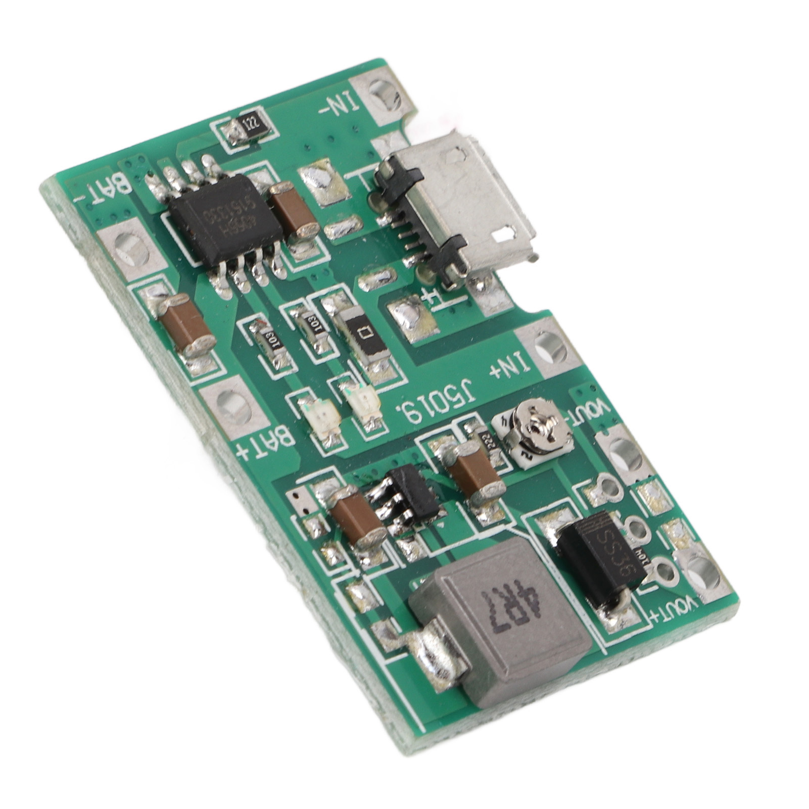 Cocosity Batterie-Ladegerät-Modul,Batterie-Lade-Board,Batterie-Step-Up-Modul,Batterie-Boost-Board,Li-Ionen-Batterie-Ladegerät-Board,Batterien Ausrüstung