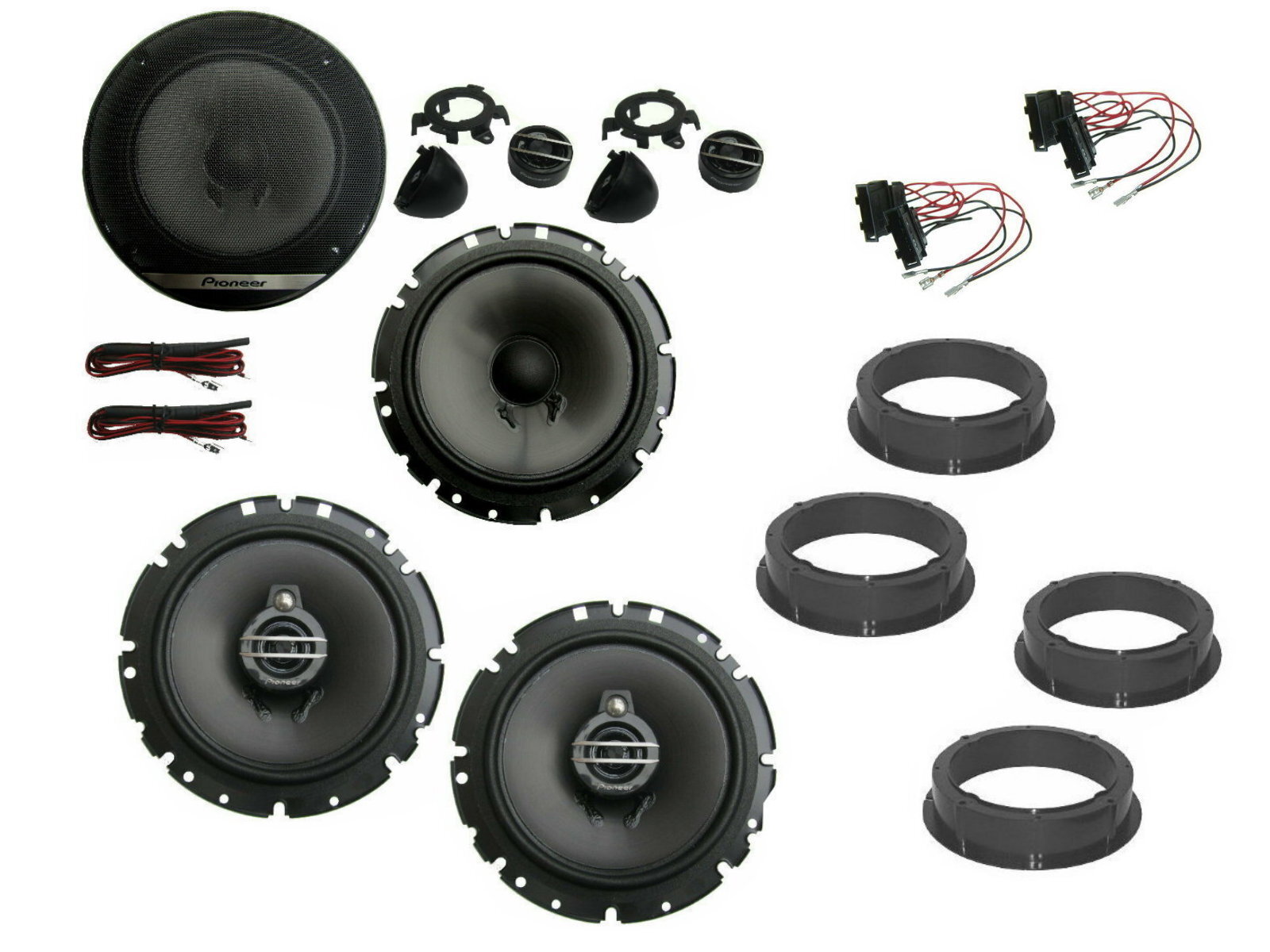 DSX Pioneer Lautsprecher für Skoda Octavia III Bj 02.13-01.20 Tür vorne hinten 550 W piokkskodaoctaviaIIIvohi