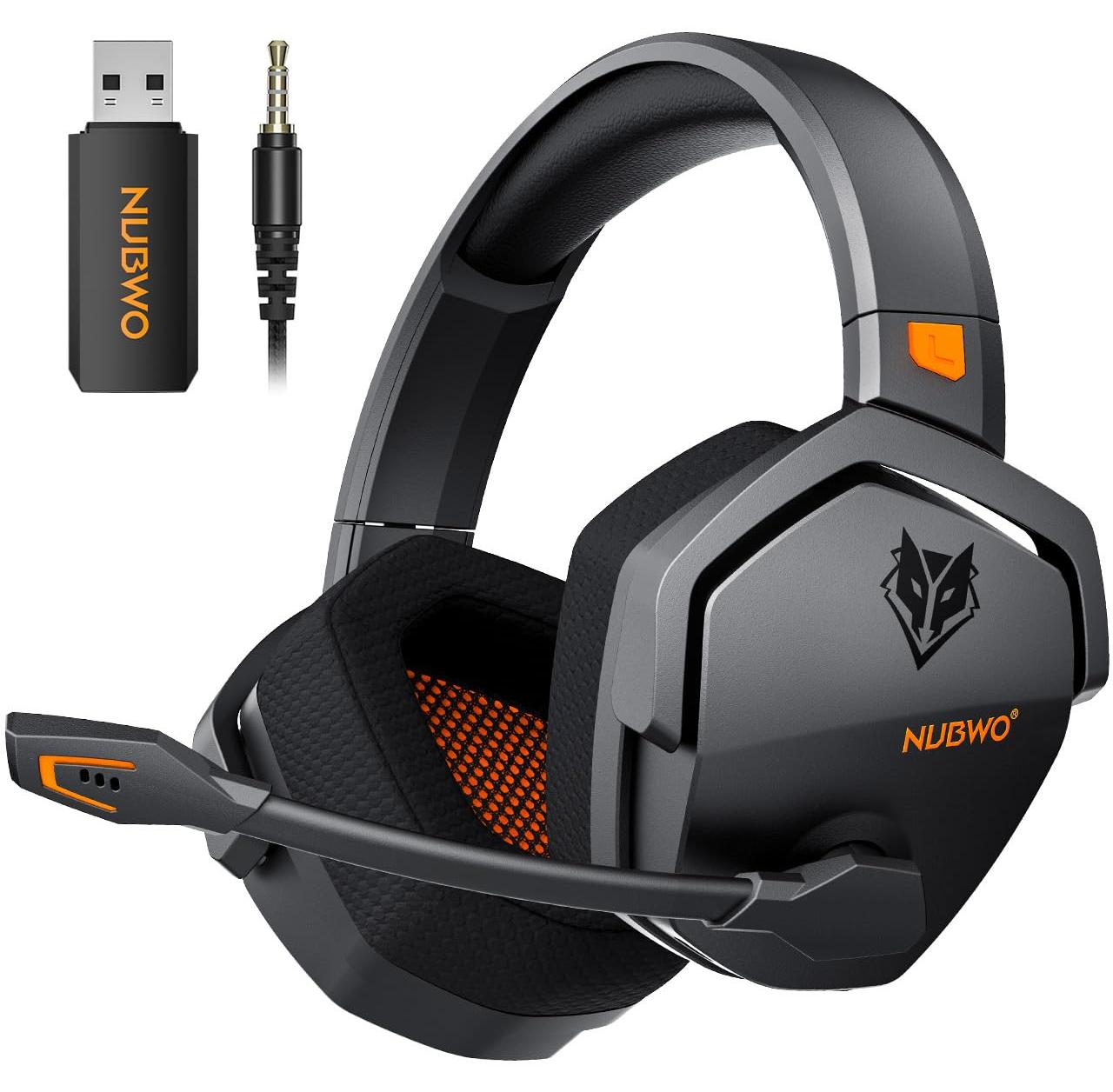 NUBWO G06 Dual Wireless Gaming Headset mit Mikrofon für PS5, PS4, PC, Mobile: 2.