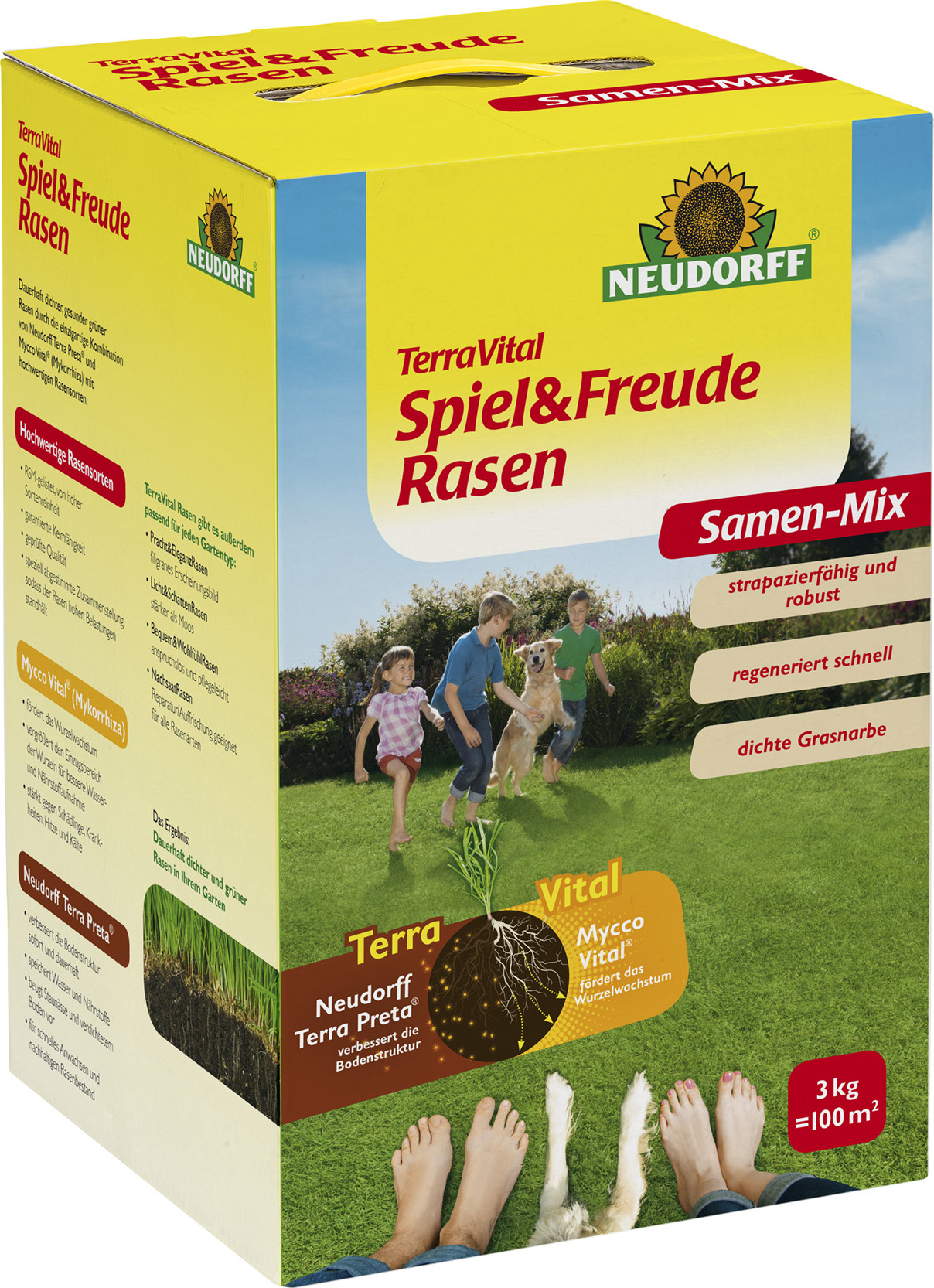 NEUDORFF - TerraVital Spiel & Freude Rasen - 3 kg 01257
