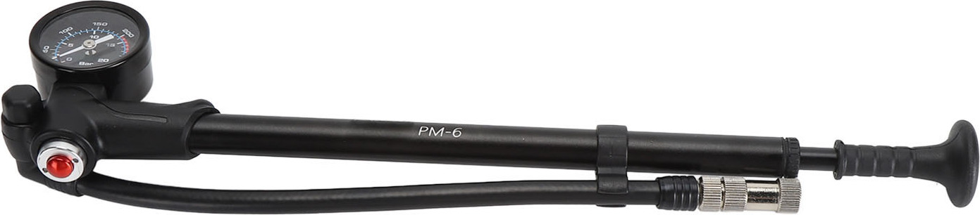 Gistuch Fahrradpumpe 300psi Hochdruckluftbike Inflator Multifunktional tragbarer Stoßdämpferreifen mit Messgerät