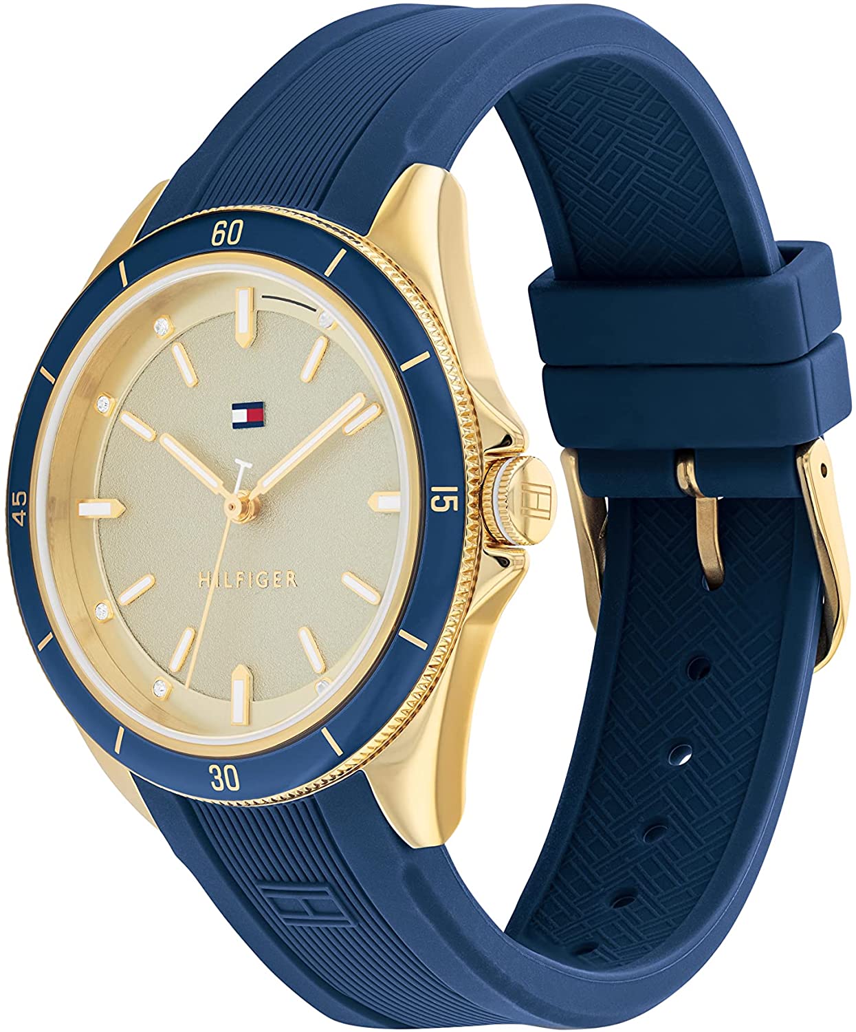 Dámske analógové hodinky Tommy Hilfiger Emma - zlaté | 1782480