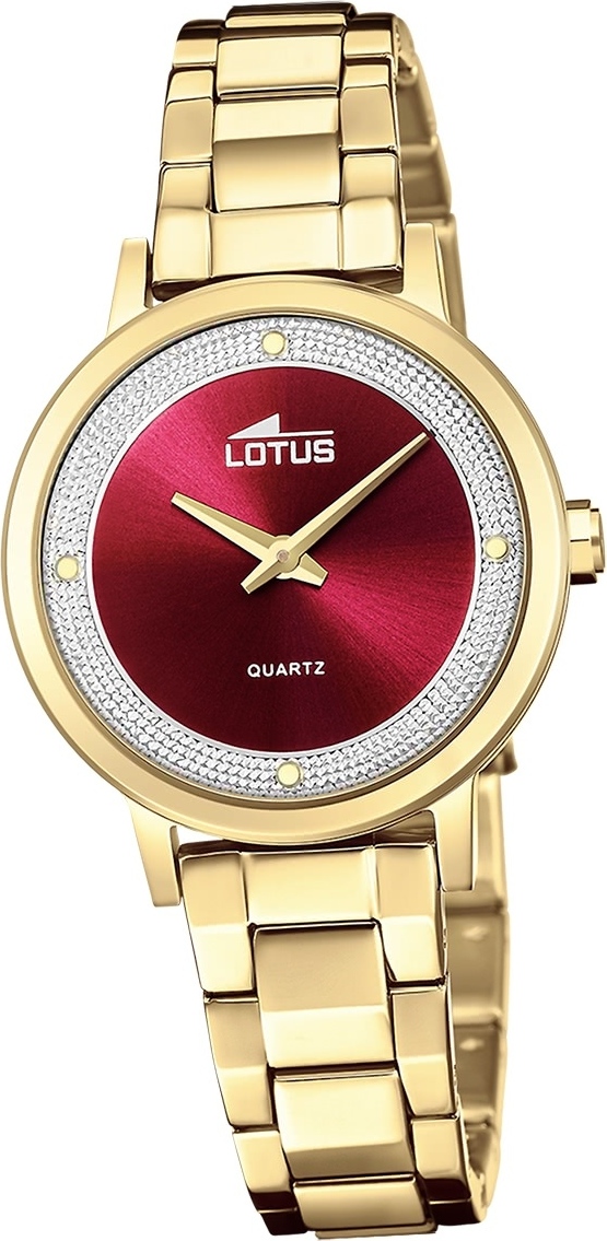 Dámske hodinky Lotus z nehrdzavejúcej ocele zlaté Náramkové hodinky Lotus Classic D2UL18893/2