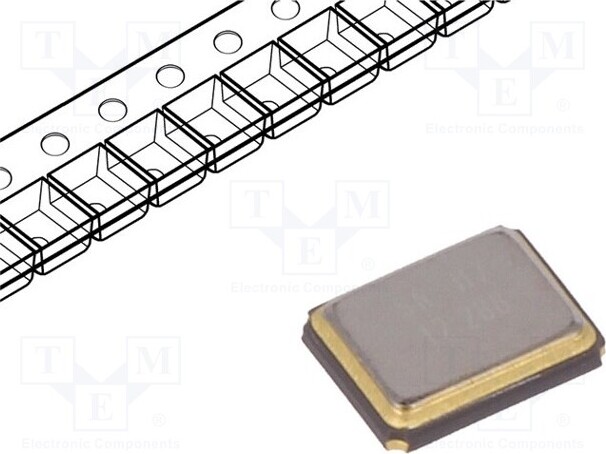 TNE 2x Resonator: Quarz SMD 12,288MHz 10ppm 9pF 3,2x2,5x0,7mm 3225-12.288M-SR Quarzr _1GH_3225-12.288M-SR