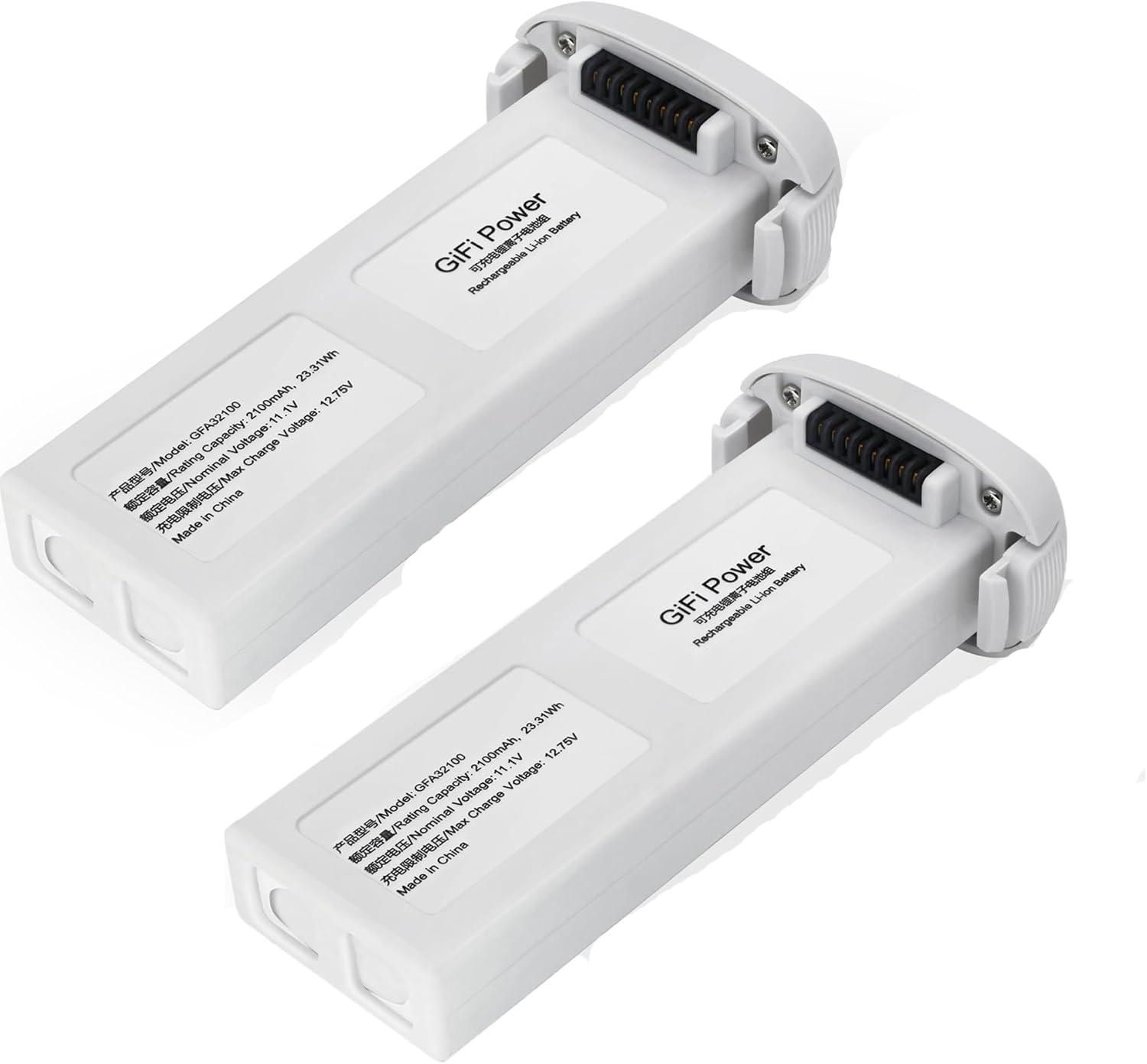 Topchances 2 Stück 11,1 V 2100mAh Akku Batterie für Xiaomi FIMI A3 RC-Drohne, Intelligenter Flug FIMI A3 RC Drohne Akku