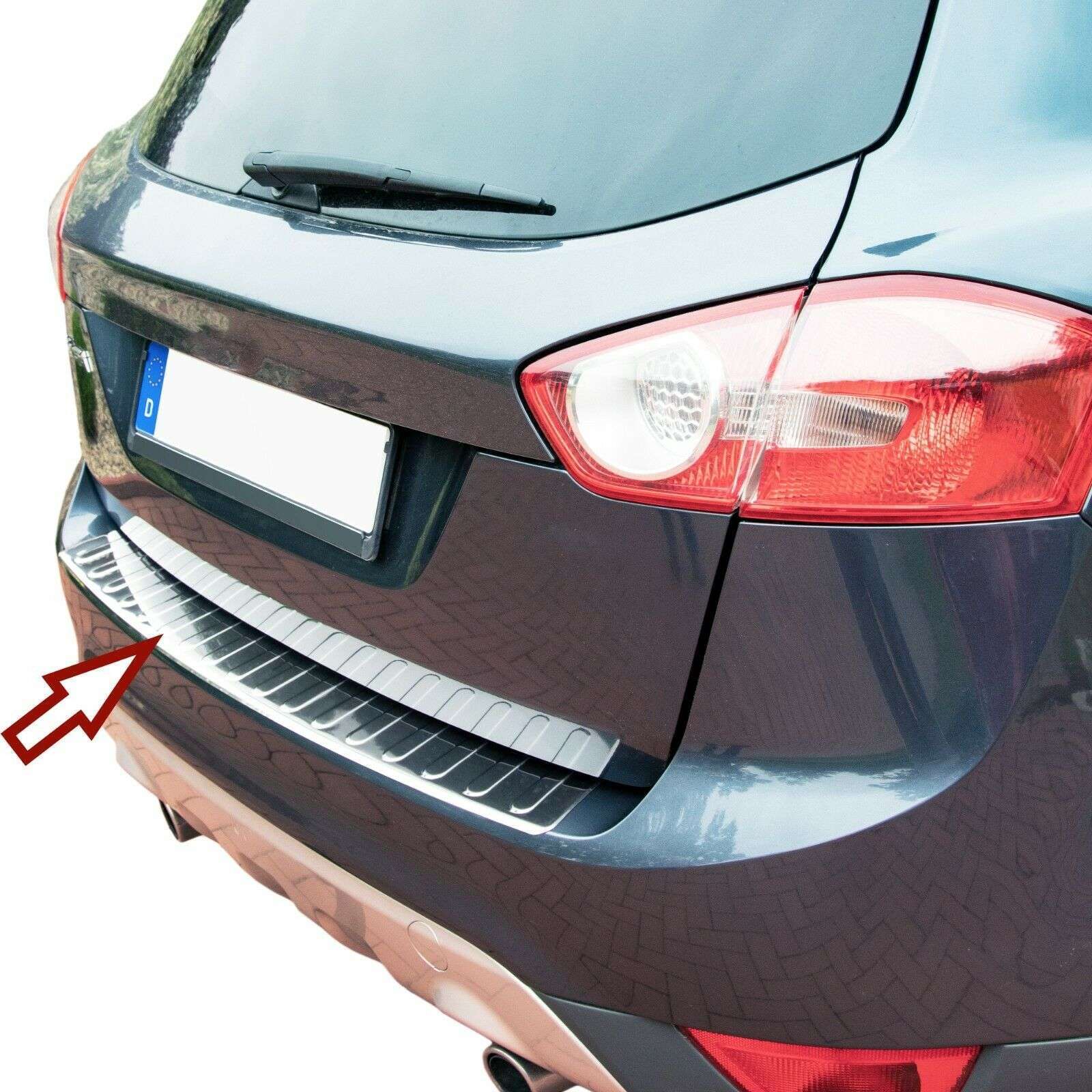 Paraurti posteriore in acciaio cromato 45 micron per fiat 500 f-l-r d'epoca