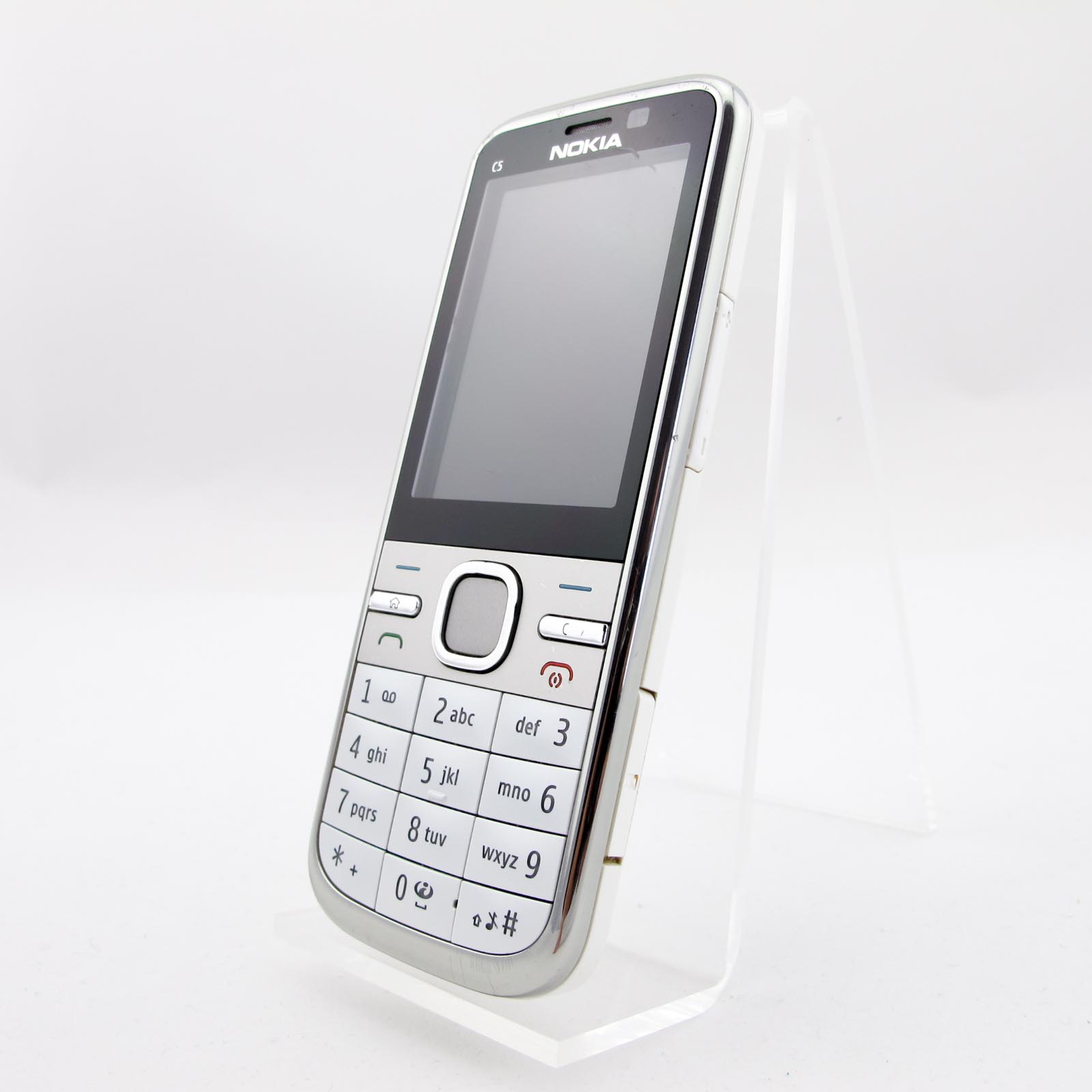 Nokia C5-00 White 3,2 Mpx bez Simlocku Originálny Top mobilný telefón Prijateľné