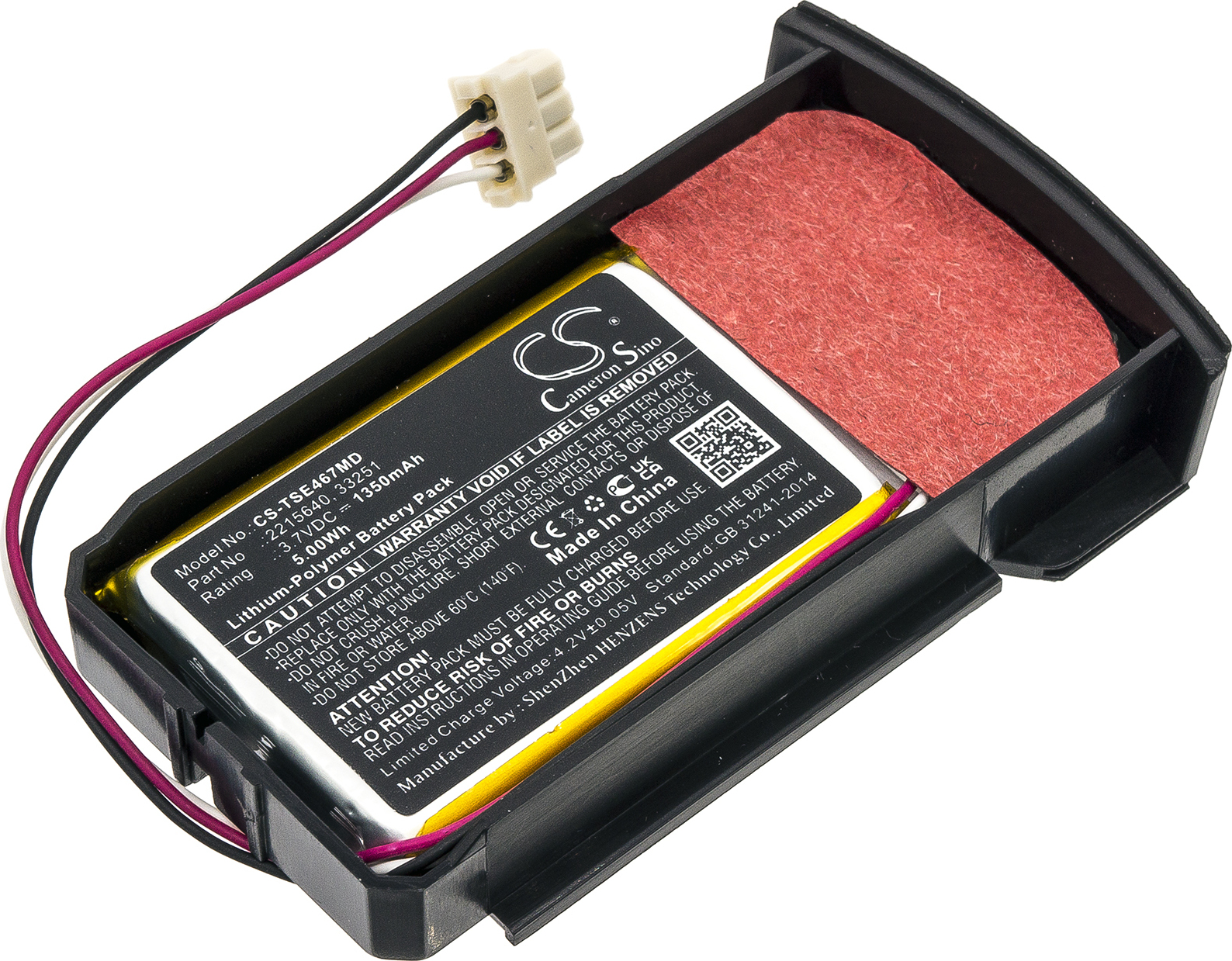 TECHTEK Akku Kompatibel mit [Thermo Scientific] 4672 Multichannel, E1 Clip Tip 4671 Single Channel Ersetzt 2215640, für 33251 2215640, 33251