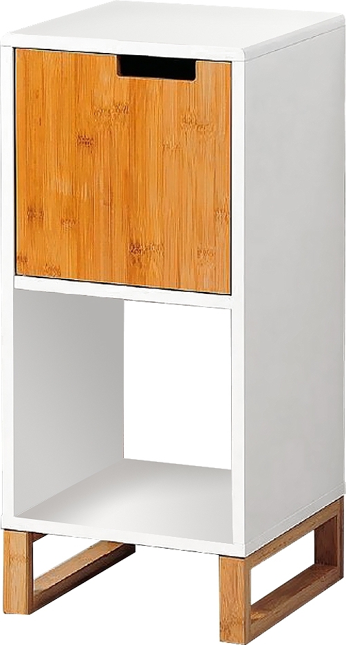 KESPER 19420-13 Regal mit Bambustür ausem Bambus / Regalschrank