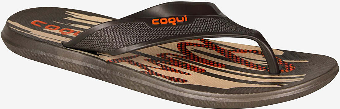 Coqui levi 7971 pánske papuče hnedo-oranžové veľkosť 43