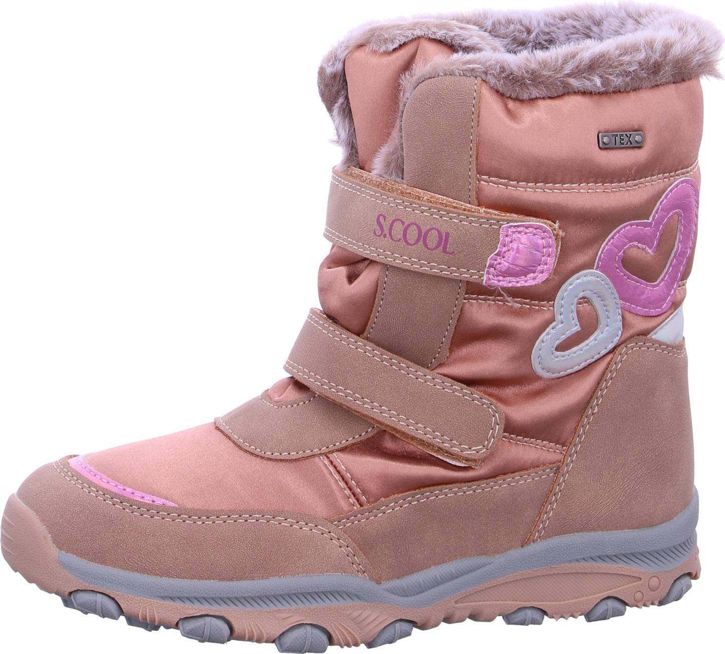 S.Cool Kinderschuhe Mädchen Winterstiefel Winterstiefel Rosa Freizeit 5077-601-555