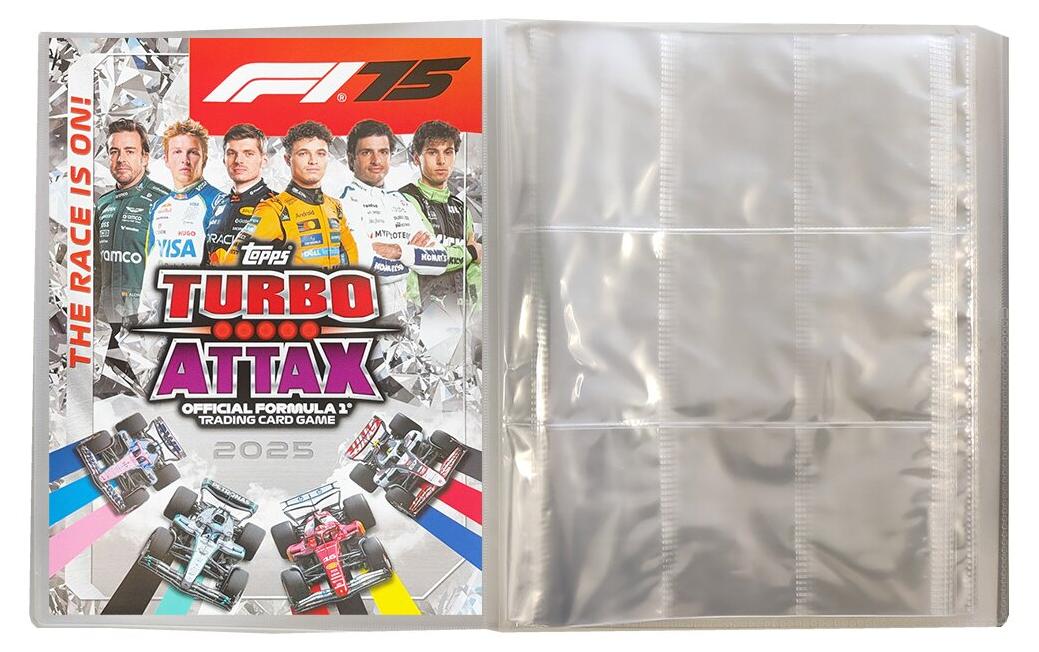 Topps - Turbo Attax Formel 1 2025 - Trading Cards - 1 Leere Sammelmappe