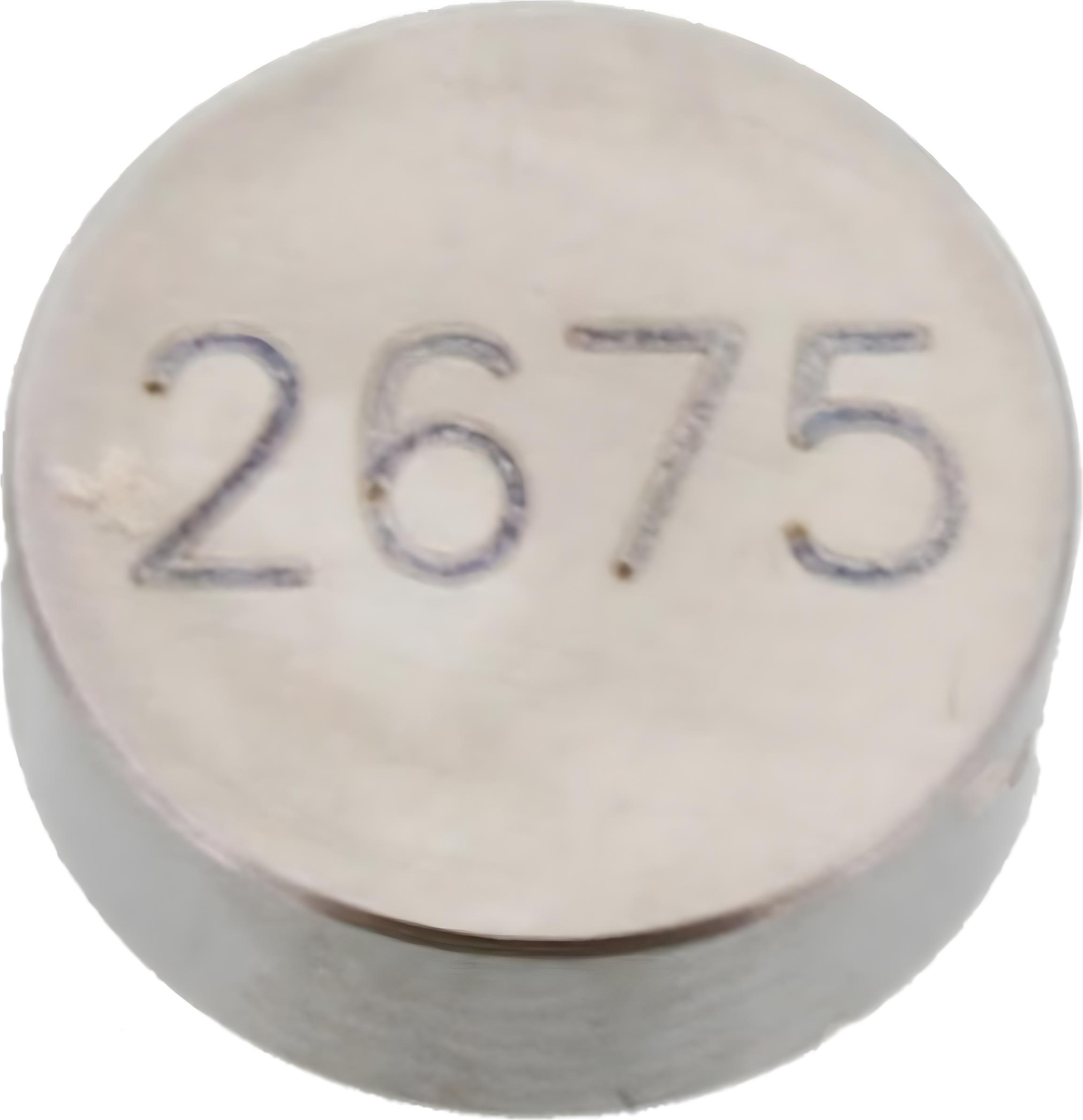 Ventil-Einstellplättchen JMP 7,5mm 2,675 für Suzuki GSX 12 FA F / GSF Bandit SA , Honda CBF A 50 / 125 / 150 / 250 / 300 / 320 / 321 / 400 / 450 / 500 / 510 / 530 / 600 / 630 / 636 / 650 / 660 / 675 / 689 / 700 / 750 / 765 / 779 / 800 / 847 747.09.30
