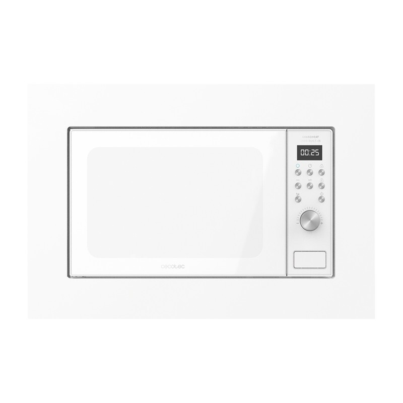 Cecotec Einbau-Mikrowellen mit Teller GrandHeat 2000 Built-in White 5137